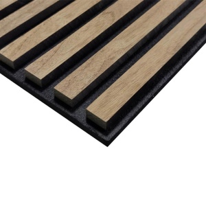 Lattenwand walnoot 260x52,6 cm dikte 22mm