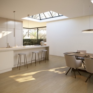 Belakos Portico 560 rechte plank dryback