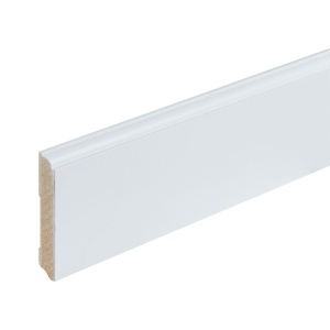 Plint Praag CoPro RAL 9010 90mm-15mm-2400mm