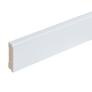 Plint Milaan CoPro RAL 9010 70mm-15mm-2400mm