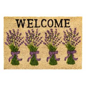 Hamat 147 Ruco Print Lavendar Welcome 40x60cm