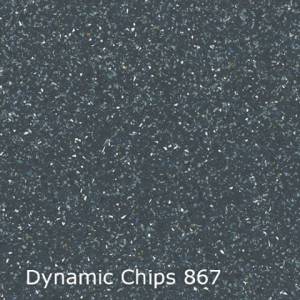 Interfloor Dynamic chips 867 Blauw