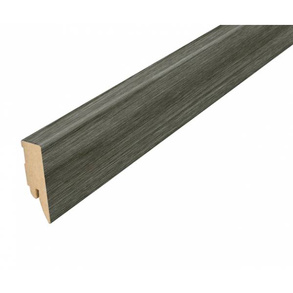 Plint gefolied 16x58x2500mm AC1537, oud eik grijs