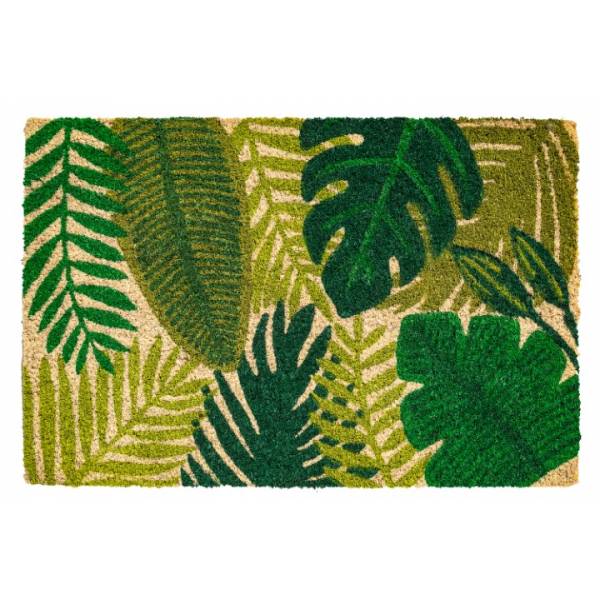 Hamat 147 Ruco Print Green Leaves 40x60