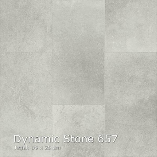 Interfloor Dynamic stone 657 tegel Witgrijs