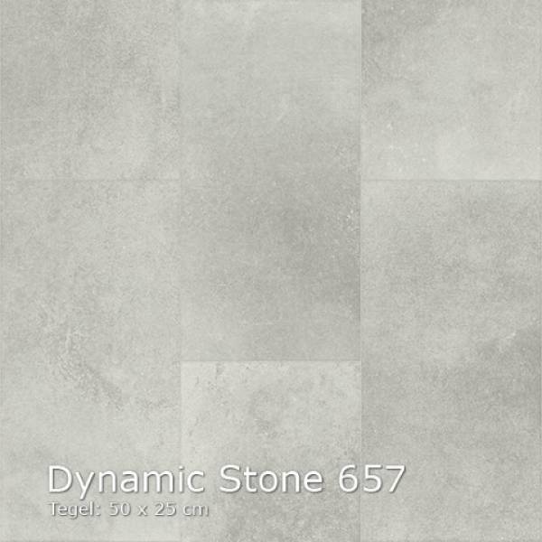 Interfloor Dynamic stone 657 tegel Witgrijs