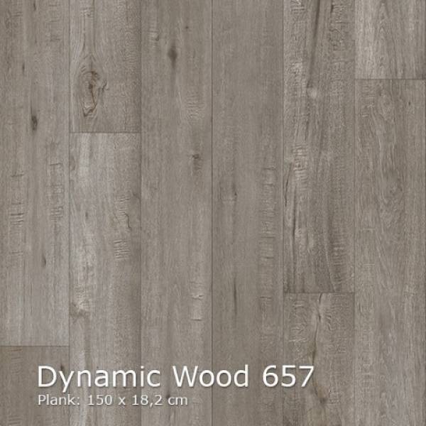 Interfloor Dynamic wood 657 robuste plank Grijs
